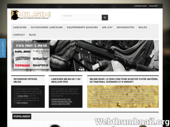 milsim-shop.com website preview