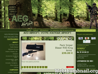 aeg-airsoft.com website preview