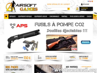 airsoft-games.fr website preview