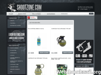 shootzone.com website preview