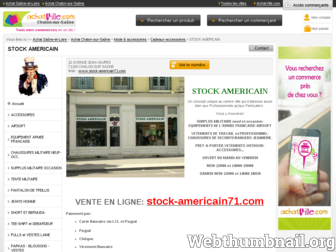 stock-americain71.fr website preview