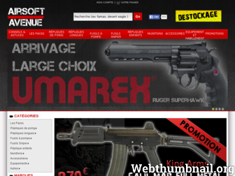 airsoft-avenue.com website preview