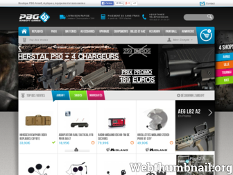 pbg62-airsoft.fr website preview