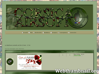 corsica-airsoft.org website preview