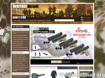 heritage-airsoft.com website preview