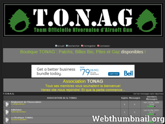 tonag.bbactif.com website preview