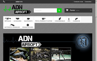adn-airsoft.fr website preview