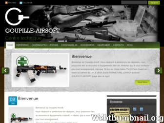 goupille-airsoft.com website preview