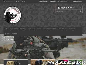 unit-defense-shop.fr website preview