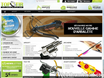 toptir.fr website preview
