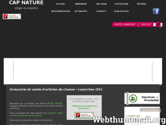 capnature.fr website preview
