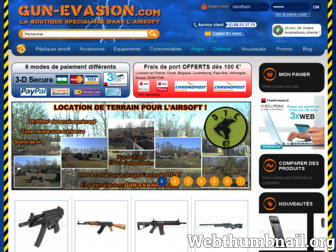 air-soft.gun-evasion.com website preview