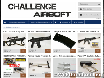 challenge-airsoft.com website preview