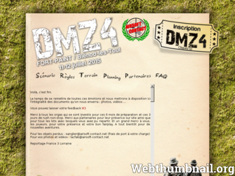 dmz.airsoft-contact.net website preview