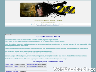 nimes-airsoft.com website preview