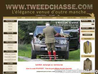 tweedchasse.com website preview