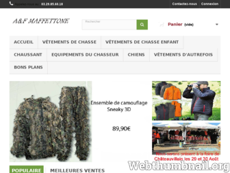 maffettone.fr website preview