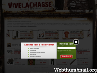 vivelachasse.com website preview