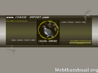 chasse-import.com website preview