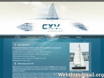 cxv.fr website preview