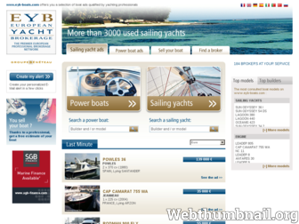 fr.eyb-boats.com website preview