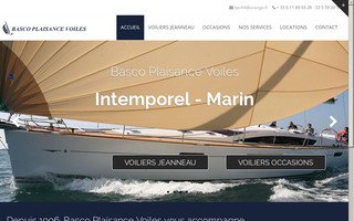 bascoplaisancevoiles.com website preview