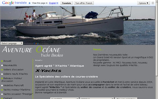 aventure-oceane.com website preview