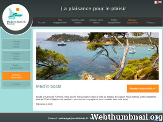medinboats.fr website preview