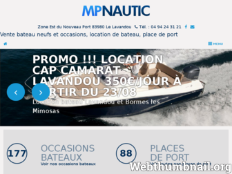 mpnautic.com website preview