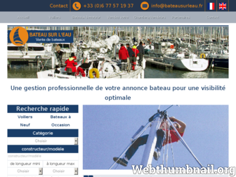 bateausurleau.com website preview