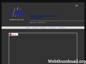restaurant-les-voiliers.fr website preview