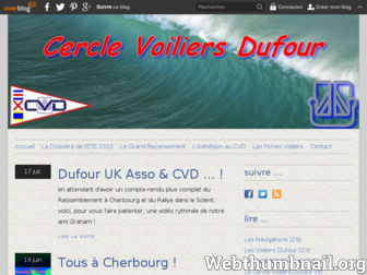 cercle-voiliers-dufour.org website preview