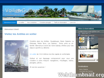 croisiere-voilier-gulliver.com website preview