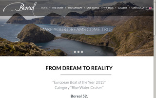 boreal-yachts.com website preview
