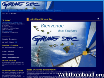 grunesec.fr website preview