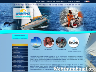 croisieres-nereides.com website preview