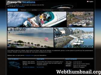 presquile-locations.com website preview