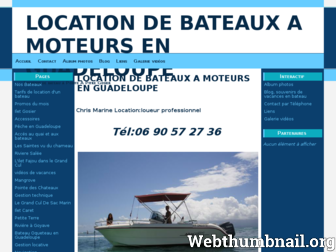 chrismarinelocation.fr website preview