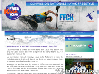 freekayaktour.com website preview