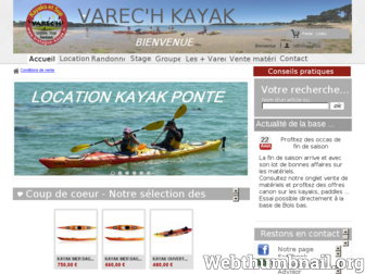bretagne-kayak.fr website preview