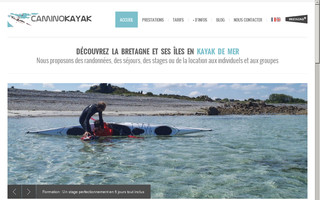 caminokayak.com website preview