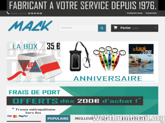 mack-kayak.com website preview