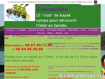 les3grenouilles.fr website preview