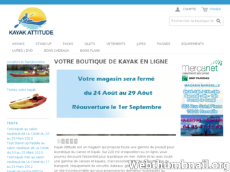 kayak-attitude.fr website preview