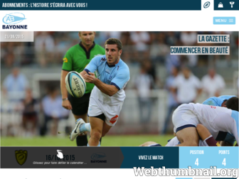 abrugby.fr website preview