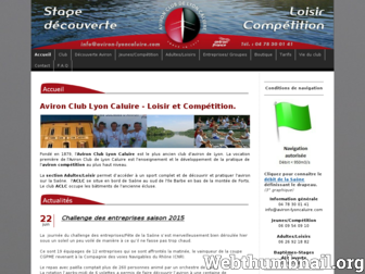 aviron-club-lyon-caluire.com website preview