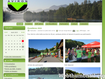 aviron-sud-gresivaudan.fr website preview