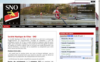 sno-aviron.com website preview