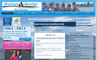 aviron-sevrier.org website preview