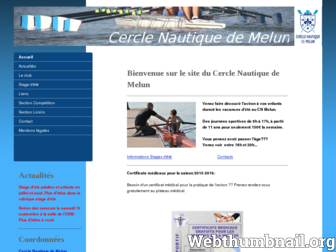 aviron-melun.fr website preview